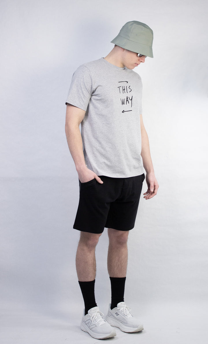 T-Shirt Homme Gris Athlétique - This Way